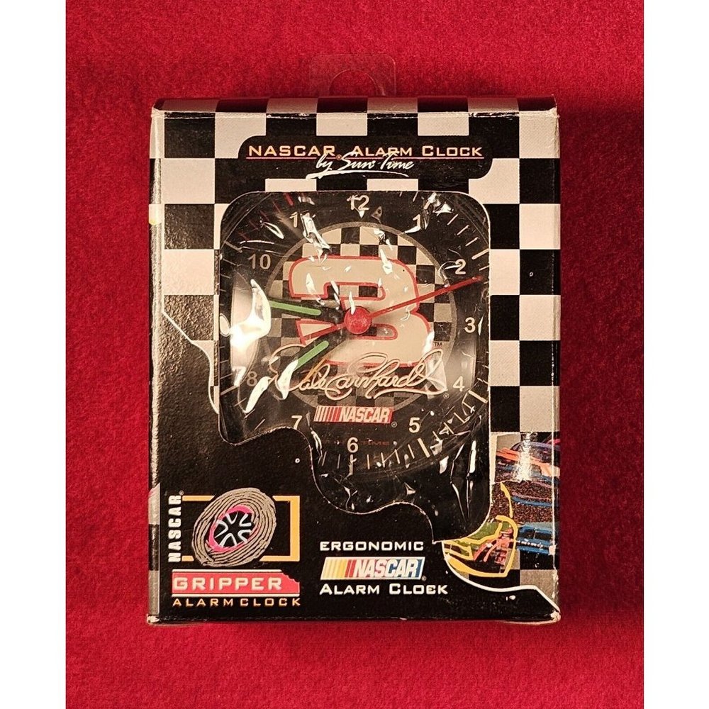 #3 Dale Earnhardt Battery Alarm Clock - Glow in the Dark -‎ NIB